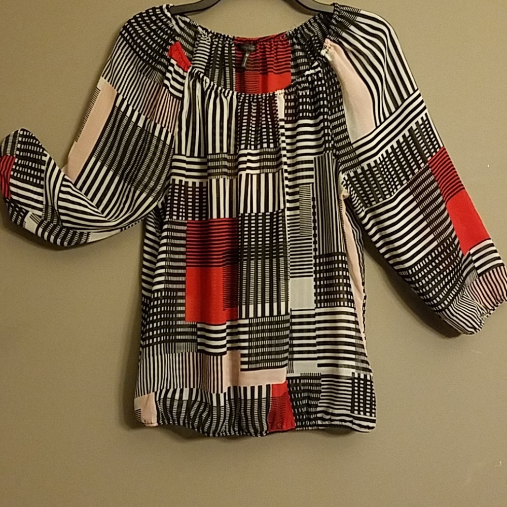 Modern Sheer Blouse By Daisy Fuentes